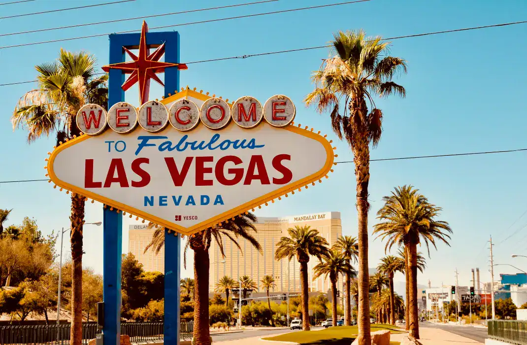 Welcome to Las Vegas Nevada sign.