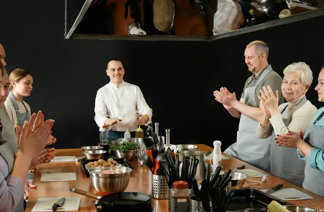 cooking class as engagement party gift