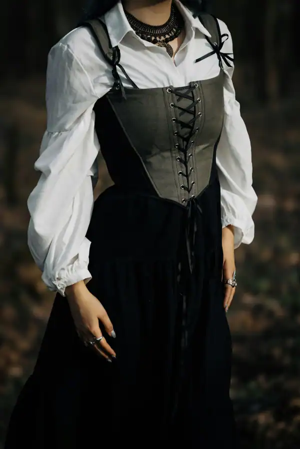 flattering silhouette with puff sleeves