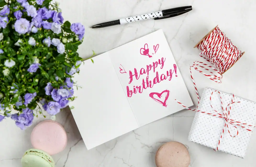 thoughtful birthday message from child