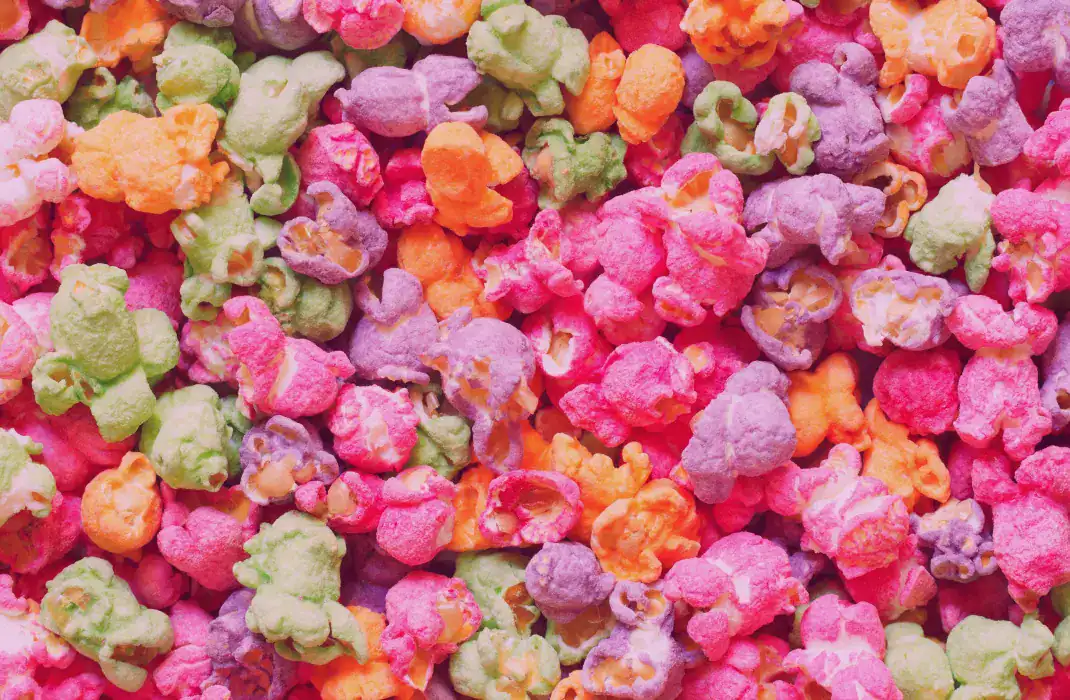 colorful popcorn